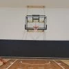 Gared Sports Gared Four Point Wall Mounted Hoop - 72 Inch Glass - Manual Height Adjuster