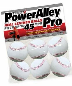Heater Sports PowerAlley Pro Leather Pitching Machine Baseballs