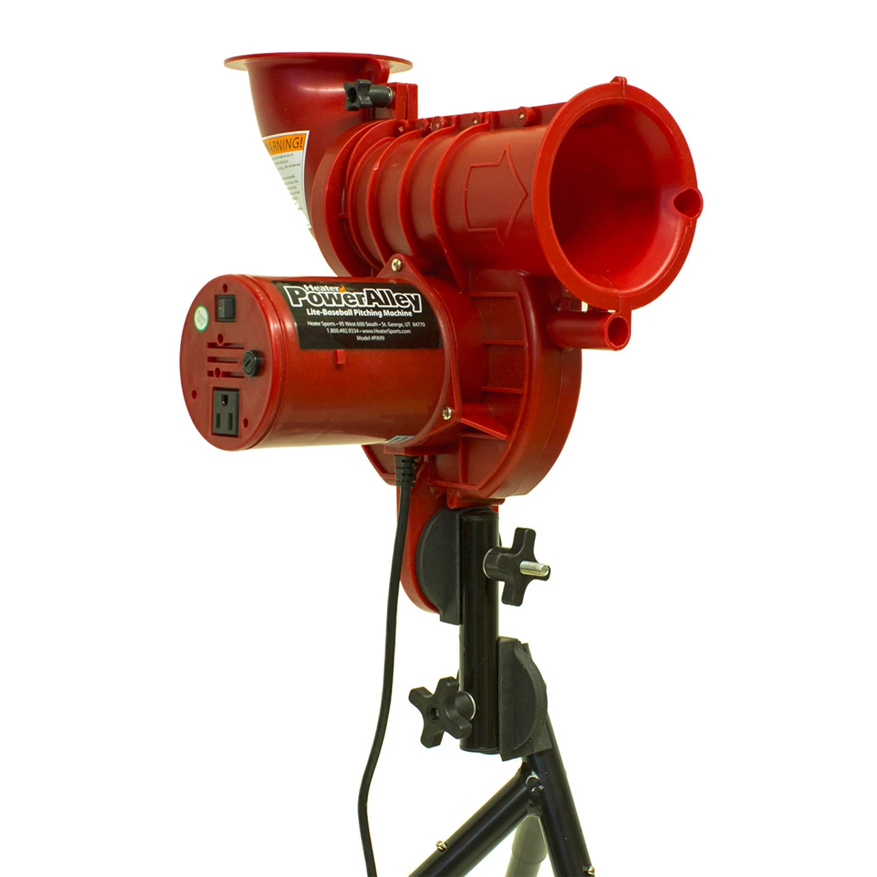 Heater Sports PowerAlley Lite Fastball And Curveball Pitching Machine - Image 5