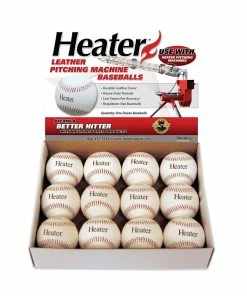 Heater Sports Leather Pitching Machine Baseballs