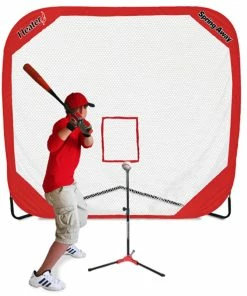 Heater Sports Flop Top Batting Tee With Spring Away 7' X 7' Pop-Up Net - OUT OF STOCK
