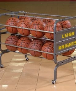 Bison Lockable Basketball Ball Cart