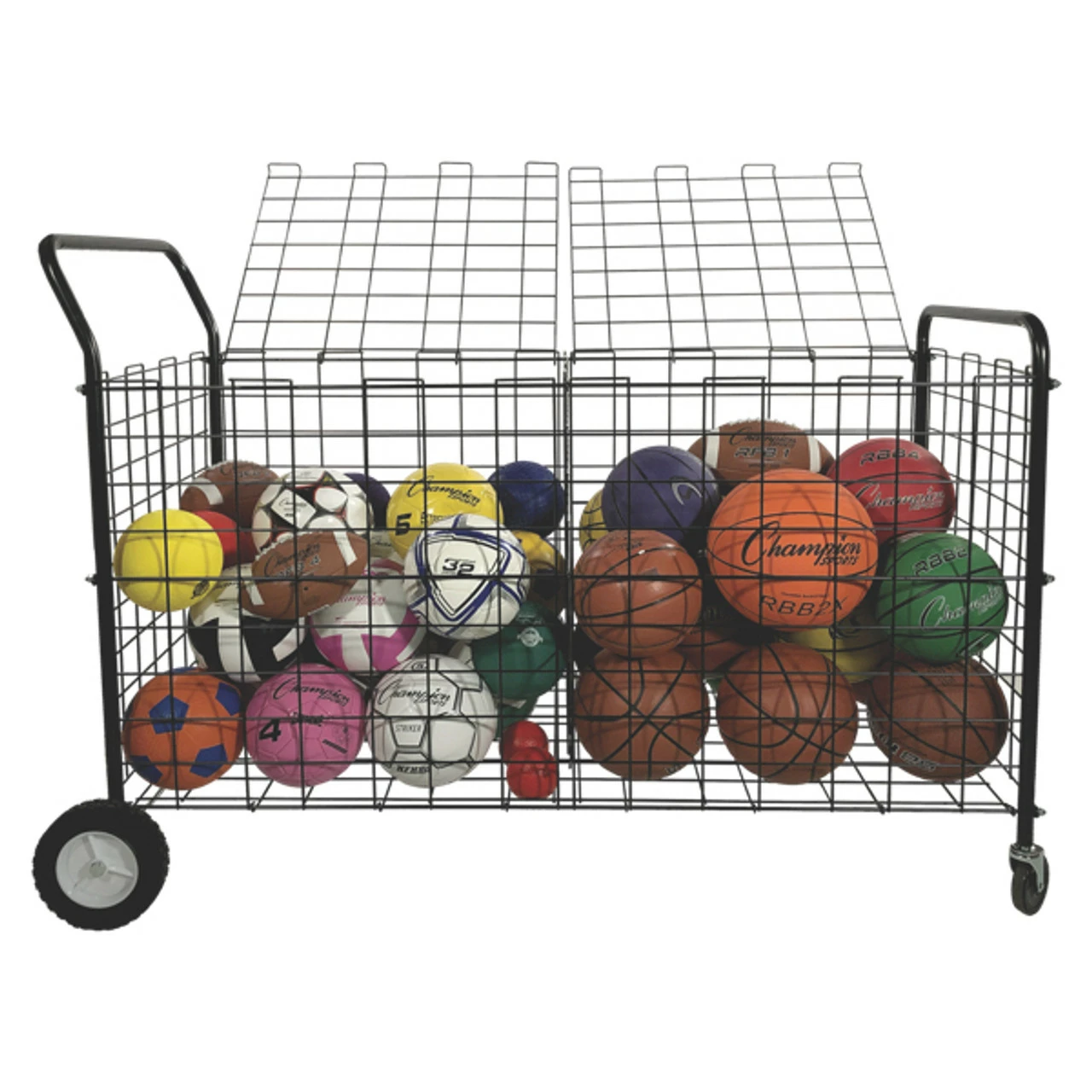 Champion Sports Double-Sided Lockable Ball Locker