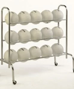 First Team 3-Tier Ball Rack (Holds 15 Volleyballs)