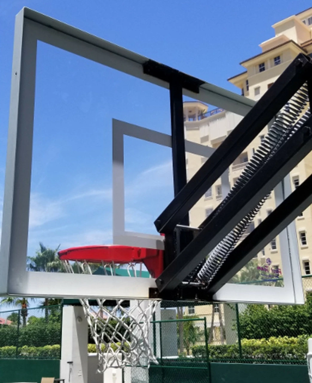 First Team Jam Nitro Inground Basketball Hoop - 60 Inch Glass - Image 3