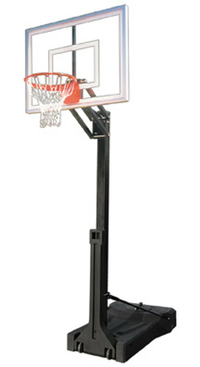 First Team OmniChamp III Adjustable Portable Hoop - 54 Inch Acrylic