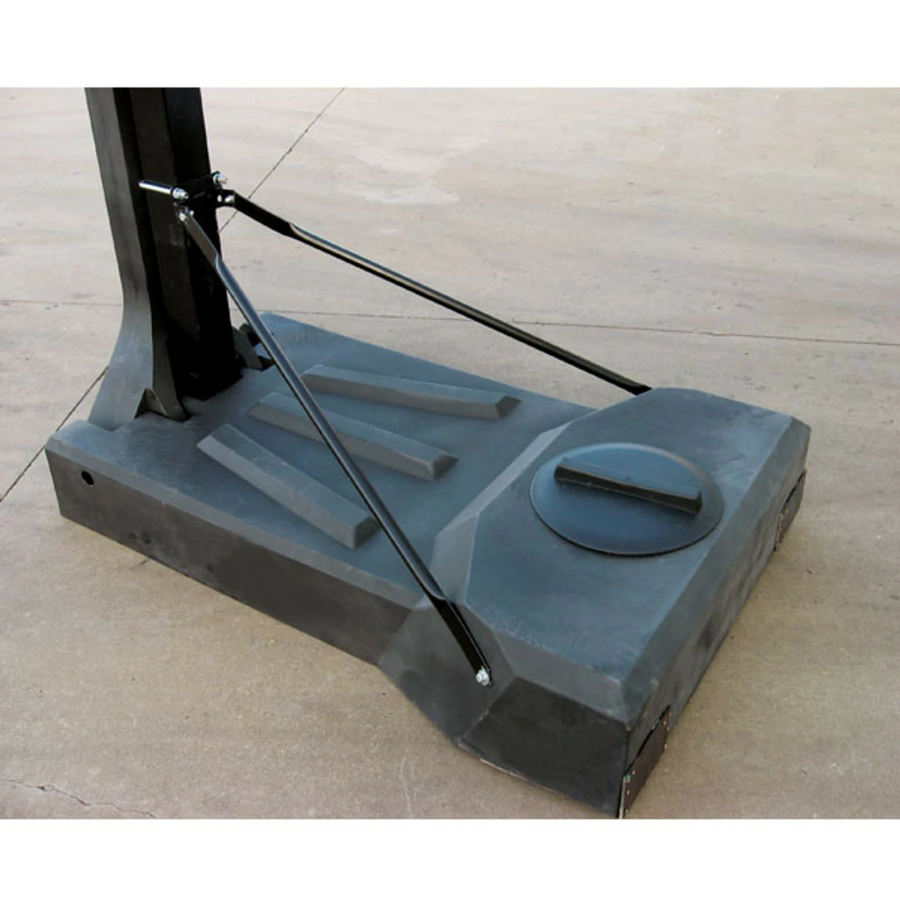 First Team OmniChamp III Adjustable Portable Hoop - 54 Inch Acrylic - Image 3