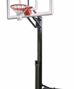 First Team OmniChamp Nitro Adjustable Portable Hoop - 60 Inch Tempered Glass