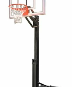 First Team OmniChamp Turbo Adjustable Portable Hoop - 54 Inch Tempered Glass