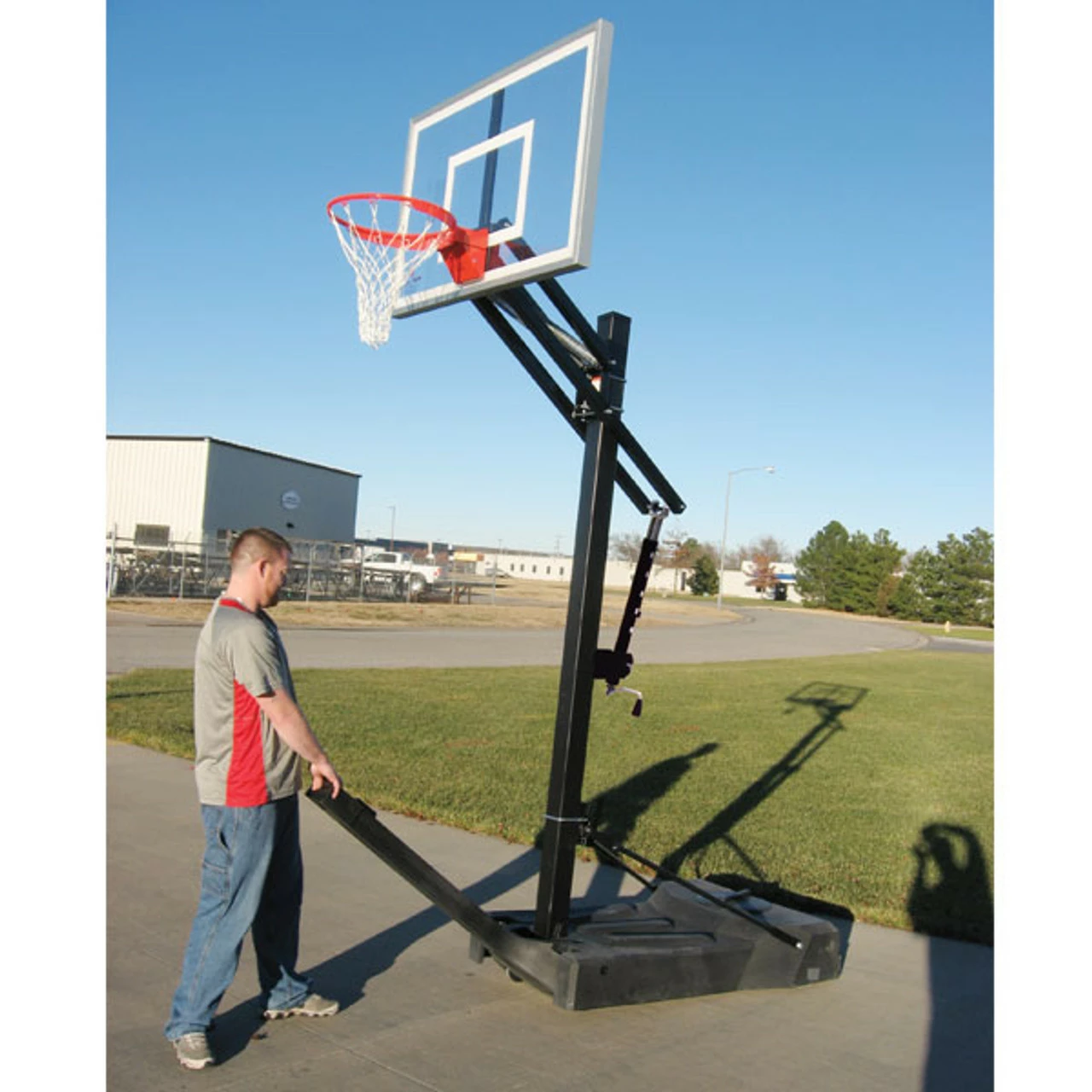 First Team OmniJam III Adjustable Portable Hoop - 54 Inch Acrylic - Image 4