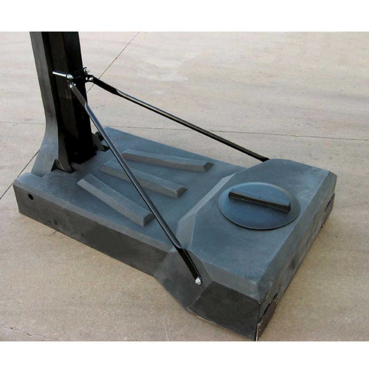 First Team OmniSlam Select Adjustable Portable Hoop - 60 Inch Acrylic - Image 4