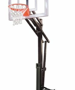 First Team OmniSlam Turbo Adjustable Portable Hoop - 54 Inch Tempered Glass