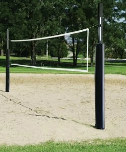 First Team Sand Blast Recreational Steel Volleyball System W/ Sand Sleeves