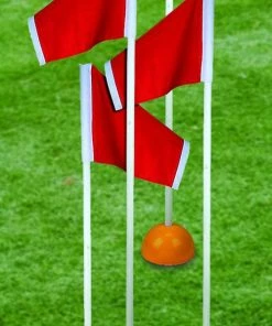 First Team Soccer Corner Flags With Weighted Base