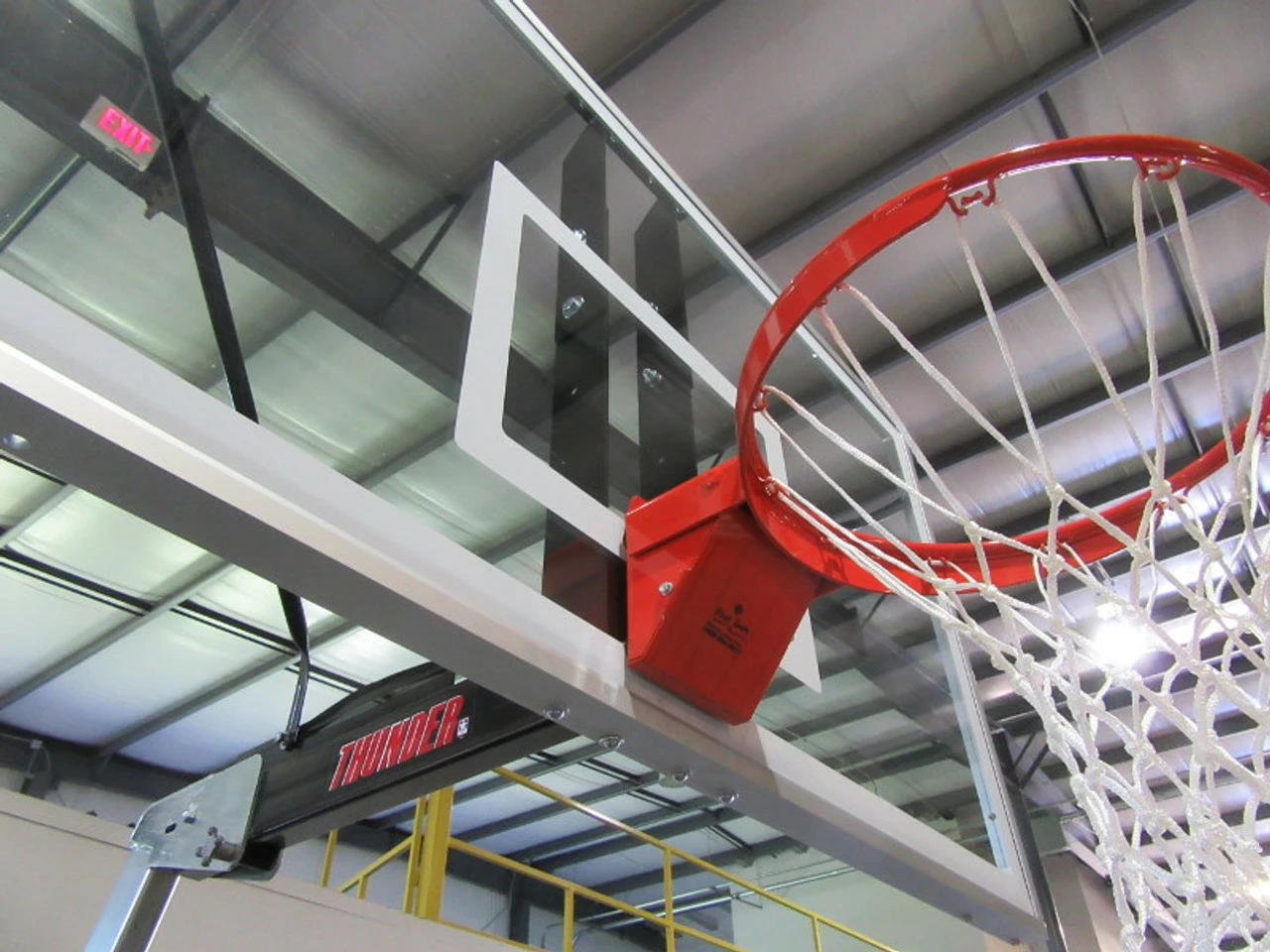 First Team Thunder Ultra Portable Basketball Hoop - 54 Inch Glass - Image 5