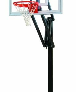 First Team Vector Turbo Inground Adjustable Hoop - 54 Inch Glass