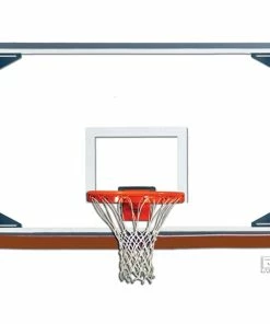 Gared Sports Gared 48 Inch X 72 Inch Tall Competition Glass Backboard - Steel Frame