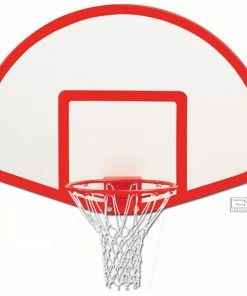 Gared Sports Gared 54 Inch Fan-Shaped Fiberglass Backboard With Target And Border