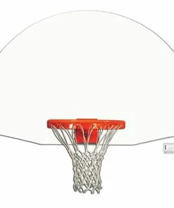 Gared Sports Gared White Fan-Shaped Steel Backboard