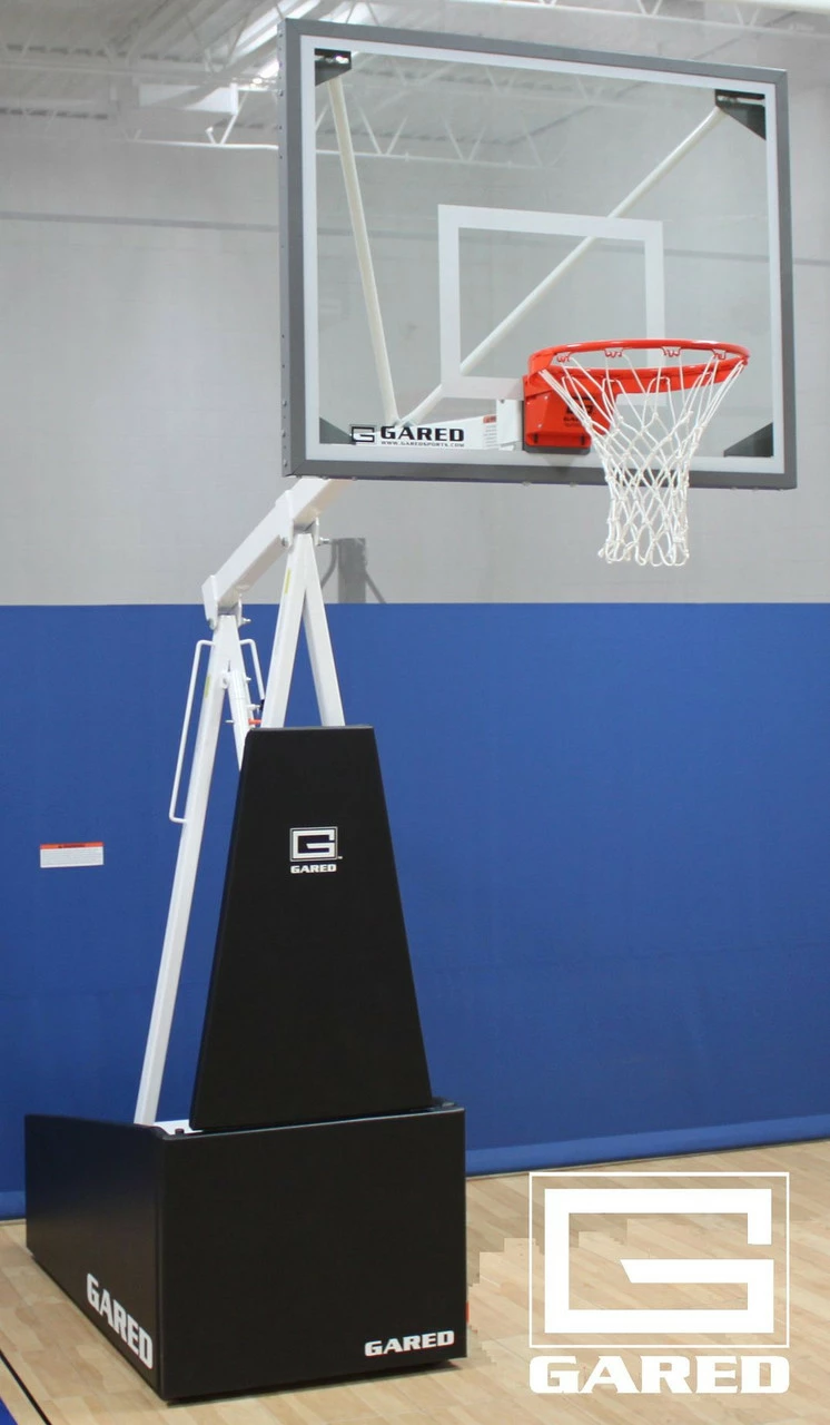 Gared Sports Gared Hoopmaster C54 Recreational Portable Hoop - 54 Inch Glass - Our Price: $7,183.00