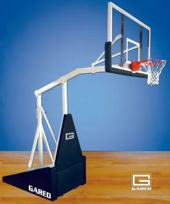 Gared Sports Gared Hoopmaster LT Portable Hoop - 72 Inch Glass - Our Price: $9,393.00