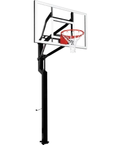 Goalsetter All-Star Inground Adjustable Hoop - 54 Inch Glass Or Acrylic