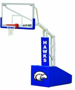 Jaypro Elite 6600 Portable Basketball Hoop - 72 Inch Glass