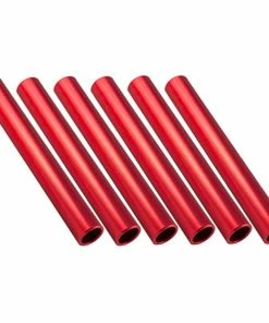 Champion Sports Aluminum Relay Baton Red